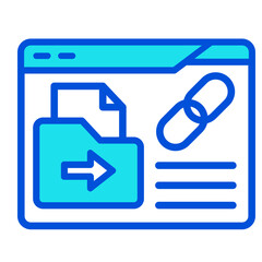Backlink  Icon Element For Design