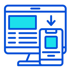 Responsive Design  Icon Element For Design
