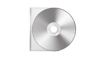 Isolated cd cover on transparent background — high-resolution PNG-style cutout-ready mockup for album art, music branding, dj flyers, retro posters, web & app UI, e-commerce thumbnails