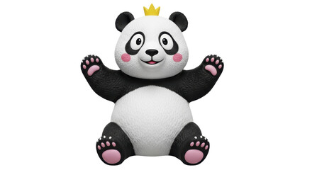Isolated Panda Toy