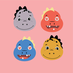 dino cute four new.eps