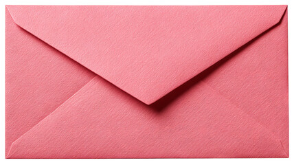 Soft pink envelope isolated on transparent background &mdash; high-resolution PNG cutout for stationery mockups, wedding invitations, greeting cards, branding, packaging, e-commerce listings, web & app UI