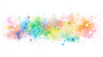 Soft Colorful Bokeh Background, Abstract Design Material