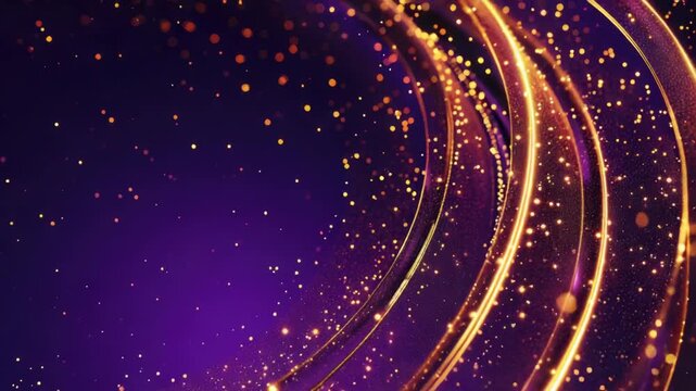 Golden sparkle background with purple undertones