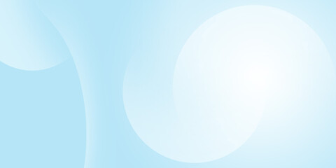 Minimalist abstract background with light blue gradient. Large b