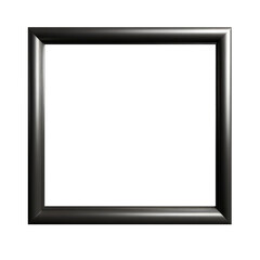 white photo frame PNG