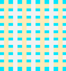 Aqua Beige Lattice Grid Abstract Pattern Background.