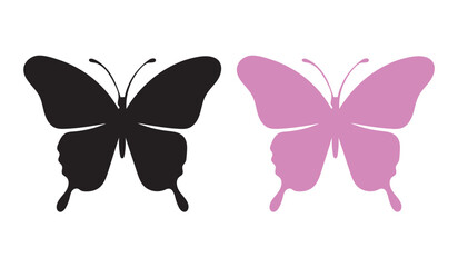Editable Butterfly Vector Shapes for Backgrounds