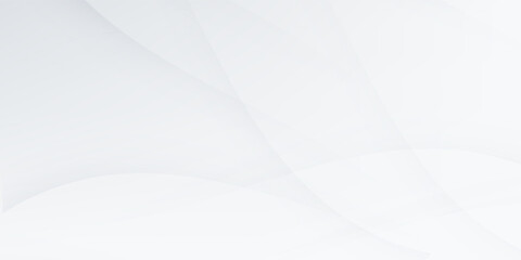 white geometric abstract background. modern curve element