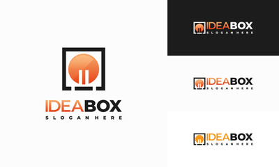 Idea Box Logo designs concept vector, Inspiration Box template logo