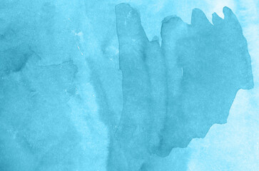 Abstract blue watercolor background texture