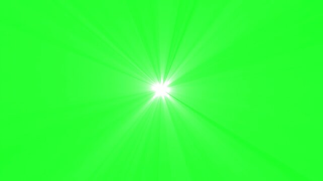 Twinkle stars light on green screen background. Top right side sun rays on green screen.
lens flare yellow rays from angle, Sunlight Rays on Green Screen &ndash; Overlay Effect.