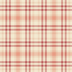 Ceremony fabric pattern textile, mockup check tartan vector. Suite seamless texture background plaid in light and red colors.