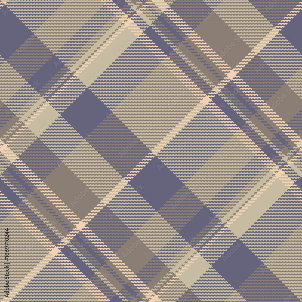 Poster classic tartan pattern with a soft, muted palette. ideal for textiles, backgrounds, and adding a tou