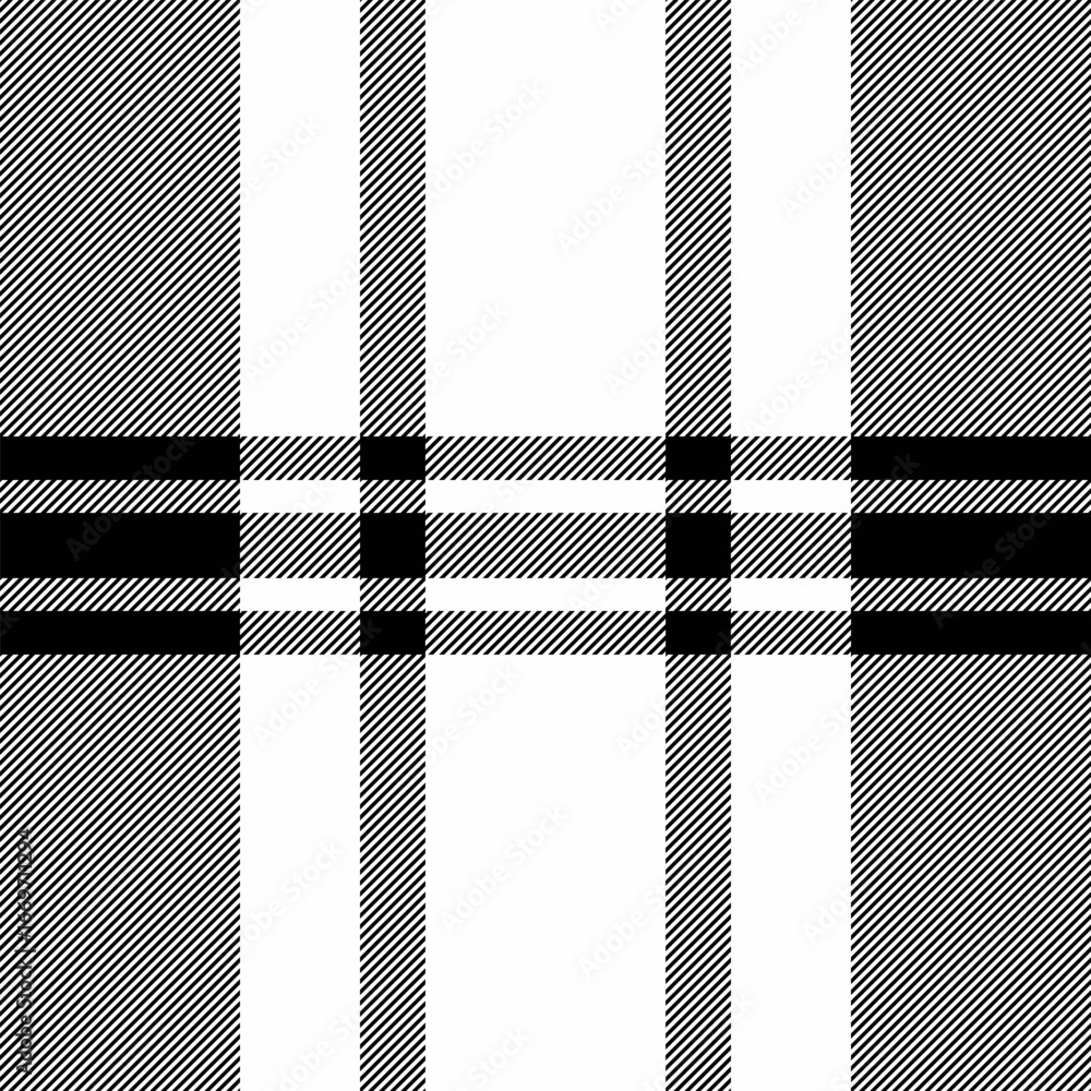 Poster monochrome tartan pattern with intersecting lines. timeless design perfect for backgrounds, textures