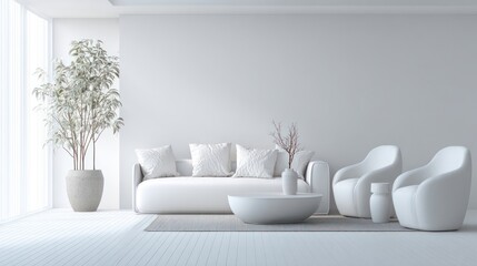 Modern minimalist living room interior (55)