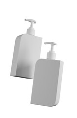 3D Render Minimalist Pump Bottle Mockup