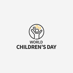 Vector Illustration Design World Children's Day