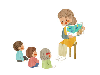 絵本の読み聞かせ-ガッシュ