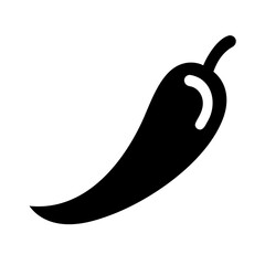 Chili Pepper icon set &ndash; spicy, vegetable, food, hot, fresh, healthy, minimal icons collection