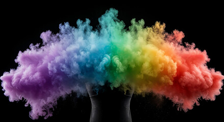 Rainbow Smoke Explosion
