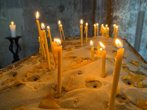 Velas votivas de plegarias 