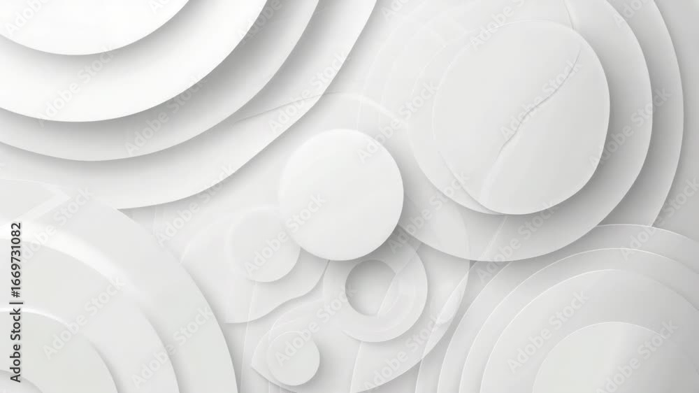 Poster a close-up shot of a white wall with multiple circular patterns or designs