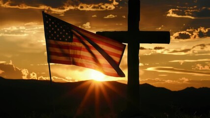 A patriotic symbol with religious significance - Powered by Adobe