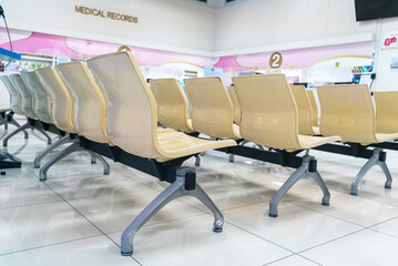 Comfortable Waiting Area with Plastic Chairs