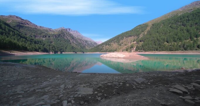 Stelvio national Park, Pian Palu lake.
