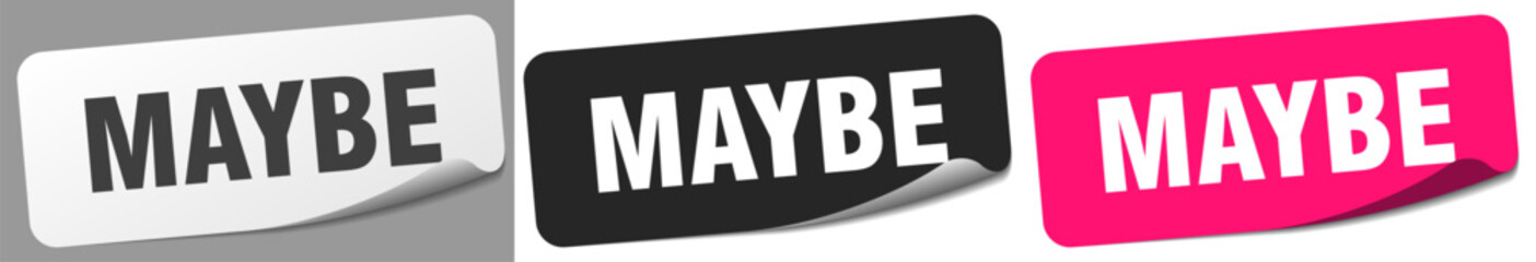 maybe sticker. maybe sticker set on white background