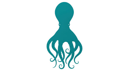 Isolated Cartoon Octopus