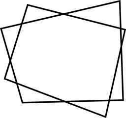 vector illustration of an abstract frame