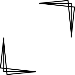 vector illustration of a frame