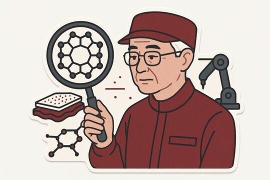 Thoughtful scientist examining molecular structures with advanced technology and analytical rigor reflecting innovation and precision in modern chemistry captured with clarity