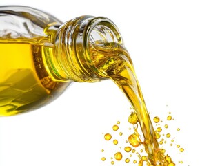 vegetable oil pouring vegetable oil background
