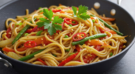 Delicious Stirfried Noodles with Vegetables 4.
