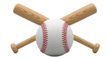 Isolated Baseball set