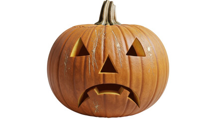 Isolated Halloween Pumpkin