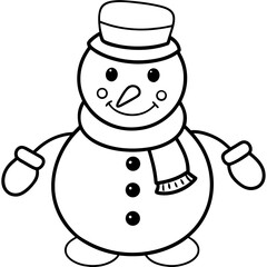 Happy 3D cartoon snowman isolated on a white background with a scarf and hat, enjoying a glass of milk on a cold winter holiday