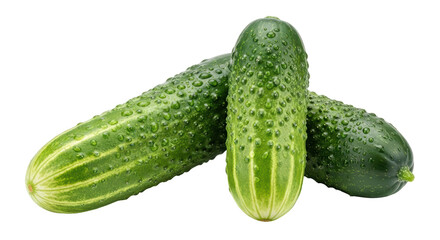 Isolated Cucumbers