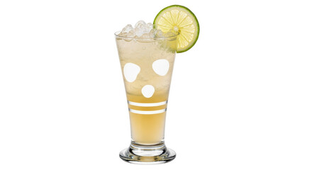 Isolated lemon drink