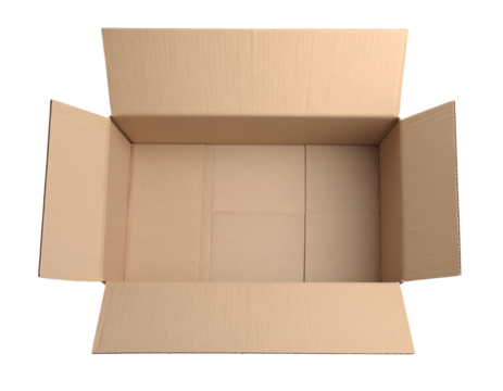 Empty cardboard box