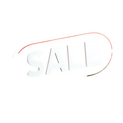 Attention-Grabbing Sale Sign with Bold Text and Vibrant Design