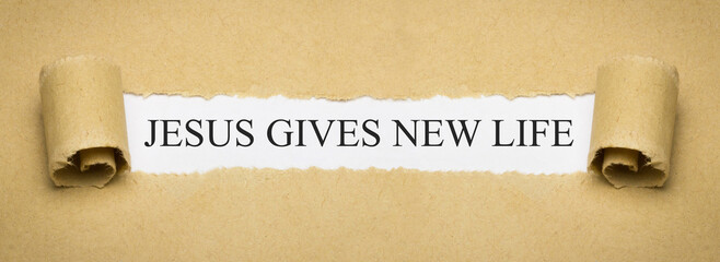 Jesus gives new life