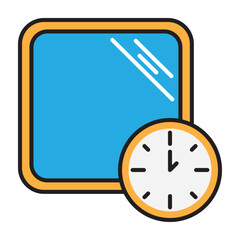 Morning routine Illustration