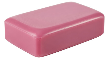 Isolated Bar of Pink Soap