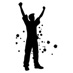 New year party time icons.