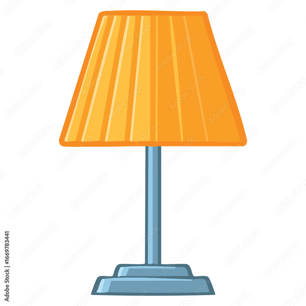 Poster A sleek and professional vector icon of a desk lamp, designed for a variety of digital and print applications, representing study, work, and productivity.
