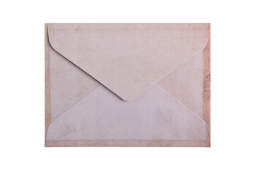 Retro envelope isolated on the white background